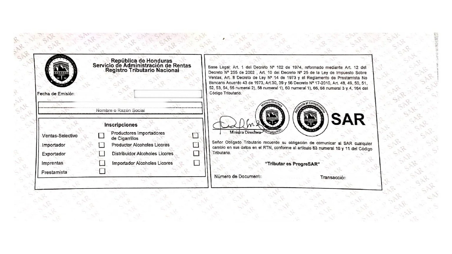RTN en línea: qué debe saber una persona o empresa en Honduras